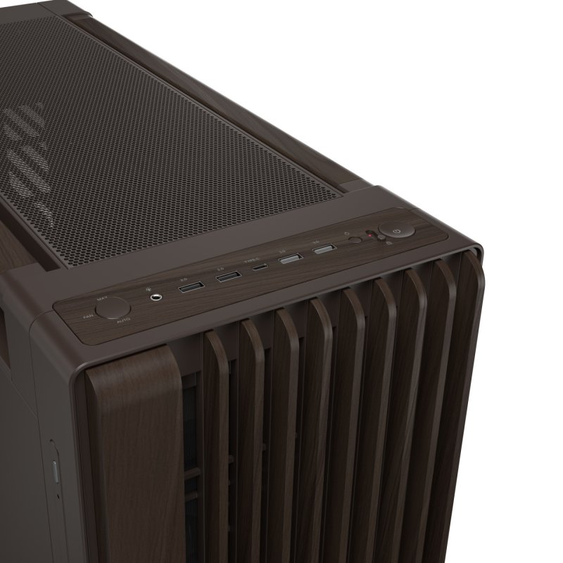 ASUS ProArt PA602 Wood Edition Retro Brown - Metal Panel Midi Tower