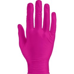 Efalock Disposable Nitrile Gloves Powder-Free Pink Size S - Pack of 100