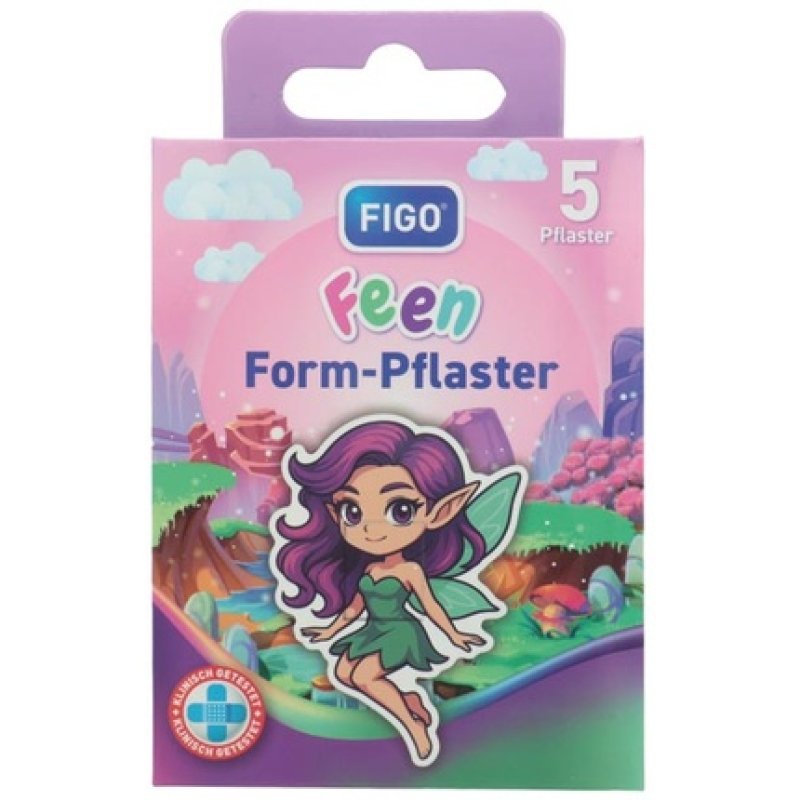 FIGO Fairy Shape Wound Dressing for Children - 5 Pieces
