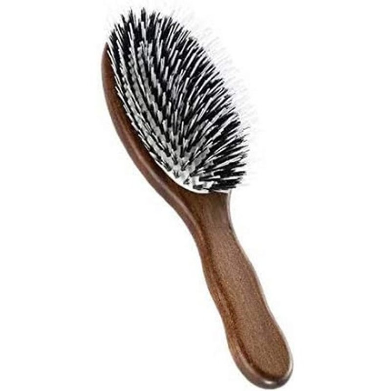 Acca Kappa Hair Extension Kotibe Wood Oval Brush With Boar Bristle And Nylon
