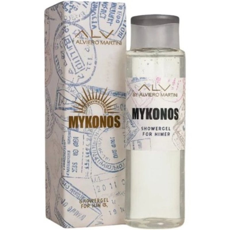 Alviero Martini Mykonos Unisex Bath Gel 400ml with Box