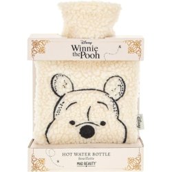 MAD Beauty Disney's Winnie The Pooh Hot Water Bottle with Washable Cozy Outer Sleeve Self-Care & Comfort Gift Reliable