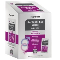 Frezyderm Frezyderm Rectanal Aid Wipes - 20 Count For Daily Cleaning & Relief Of Hemorrhoid Symptoms