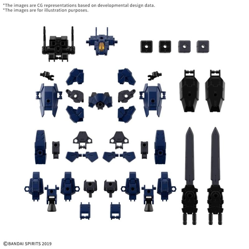 30MM -1/144 Opt Part Set 25 (Full Armor Unit 3/Multi-Joint) -Model Kit