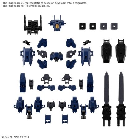 30MM -1/144 Opt Part Set 25 (Full Armor Unit 3/Multi-Joint) -Model Kit
