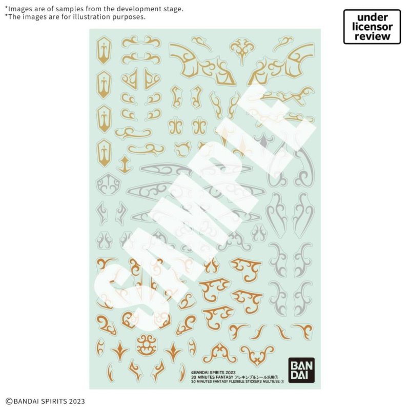 30MF - Flexible Stickers Multiuse 1 - Model Kit