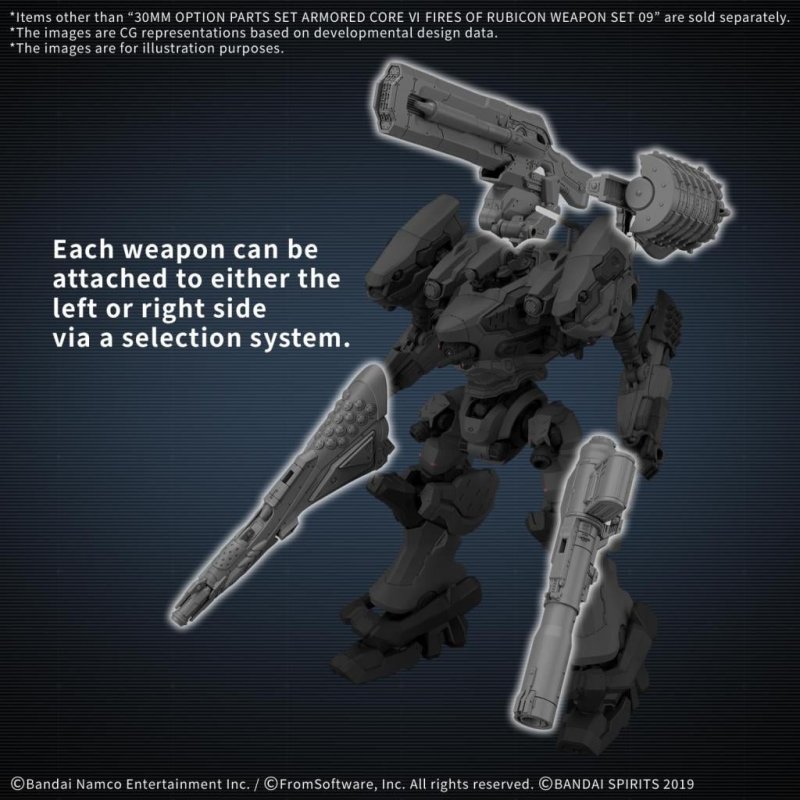 ARMORED CORE VI - Option Parts Set Weapon Set 09 - Model Kit