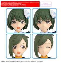 30MS -Option Hair Style & Face Parts Set (Nichika / Hazuki) -Model Kit