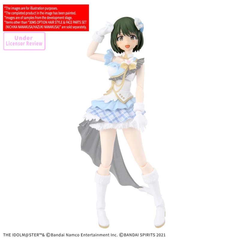30MS -Option Hair Style & Face Parts Set (Nichika / Hazuki) -Model Kit