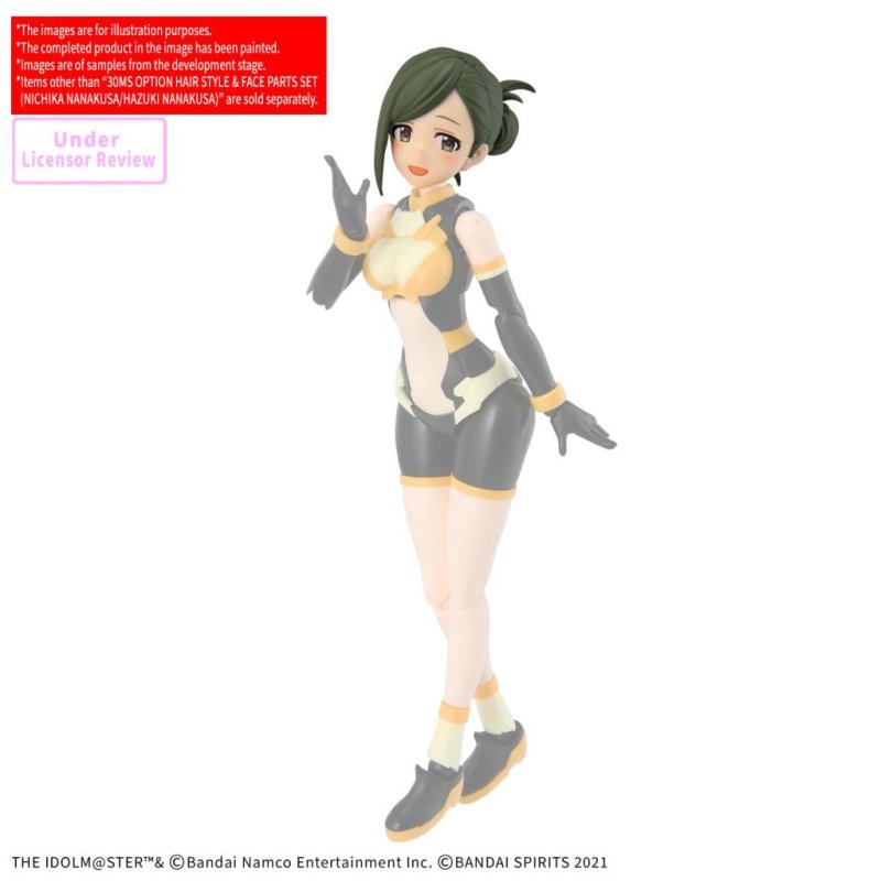 30MS -Option Hair Style & Face Parts Set (Nichika / Hazuki) -Model Kit