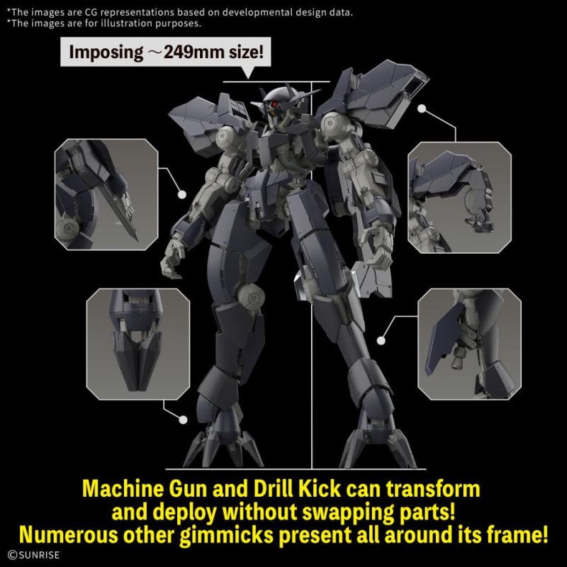 GUNDAM - Full Mechanics 1/100 Graze Ein - Model Kit
