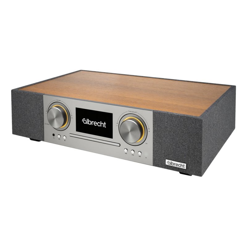 Albrecht DR 1000 Analogique et numérique 30 W FM, DAB Noyer Lecture de MP3
