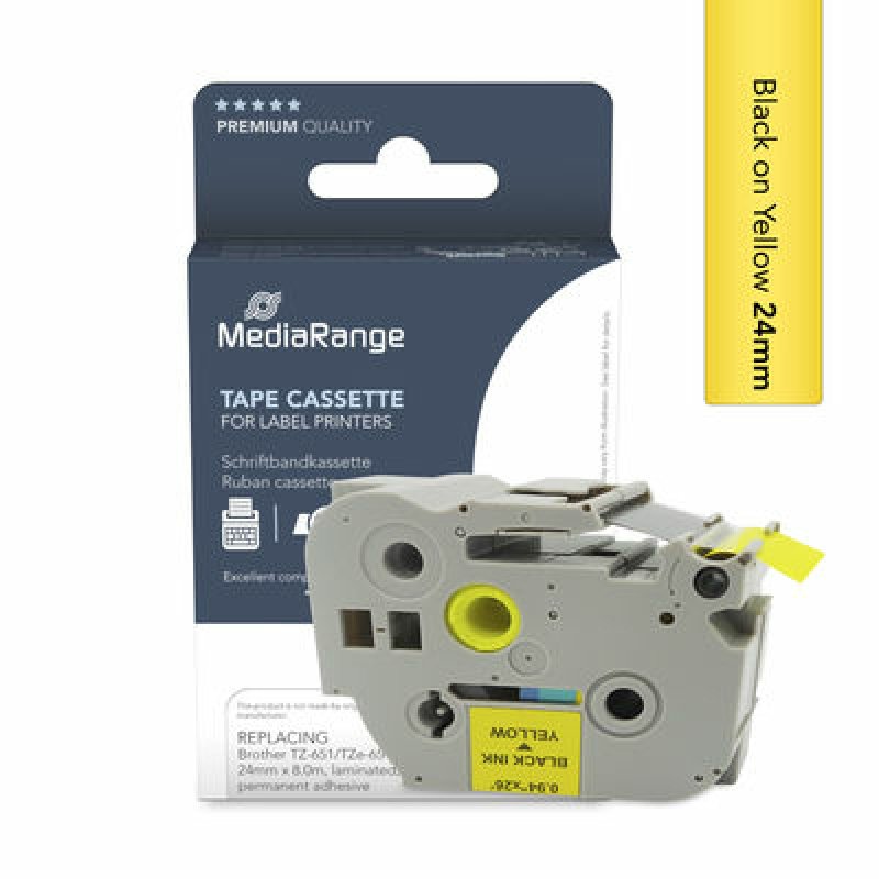 MediaRange MRBTZ651 label-making tape