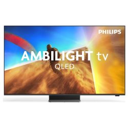 QLED - AMBILIGHT 3 - UHD - TITAN OS - Processeur P5 / PIED CENTRAL *
