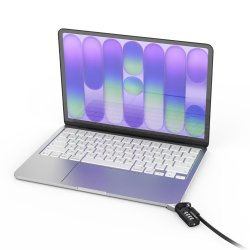 Compulocks Ledge Adapter for MacBook Neo with Combination Cable Lock (Corner Lock)