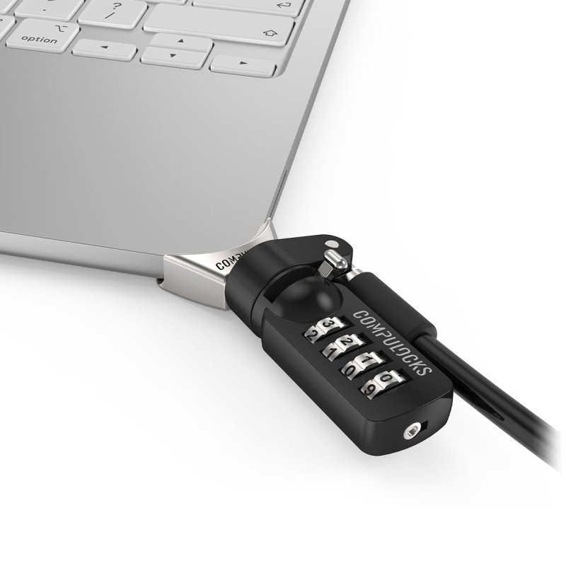Compulocks Ledge Adapter for MacBook Neo with Combination Cable Lock (Corner Lock)