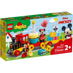 Lego compatible Duplo 10941 - Le train d'anniversaire de Mickey et Minnie