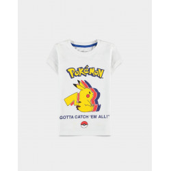 POKEMON - Pika Silhouette - T-Shirt fille (146/152)