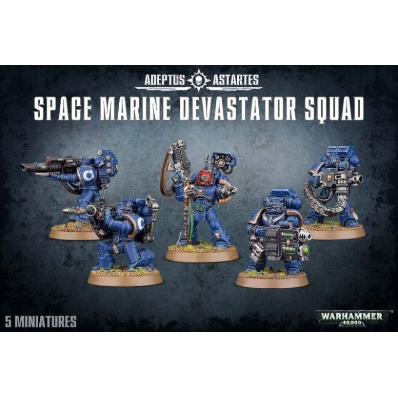 STOCK2 - Warhammer 40k . - Space Marine Devastator Squad