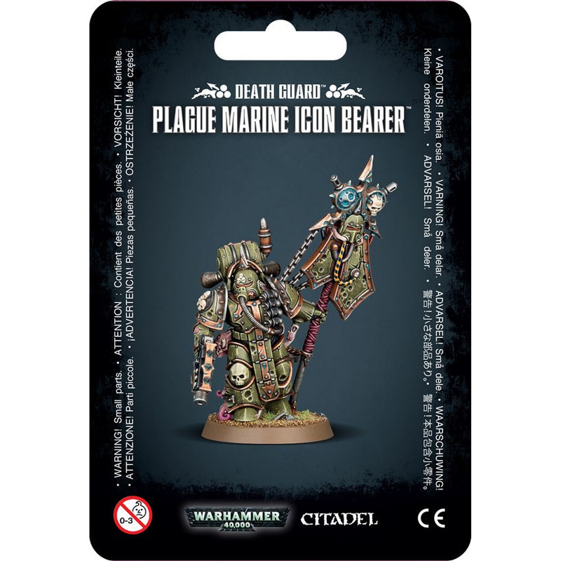 Warhammer 40k - Death Guard Plague Marine Icon Bearer