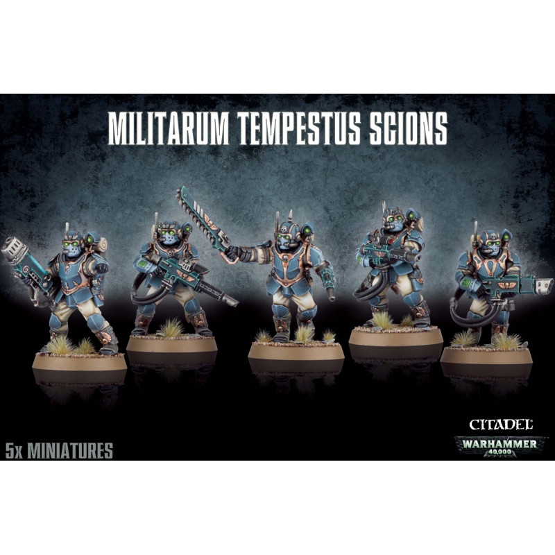 Warhammer 40k - Astra Militarum Tempestus Scions Squad / Scions Squad