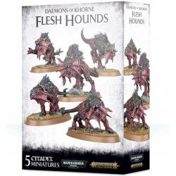 Warhammer AoS & 40k - Daemons Of Khorne Flesh Hounds