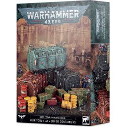 STOCK1 - Warhammer 40k - Zone de Bataille Manufactorum : Munitorum Armoured Containers