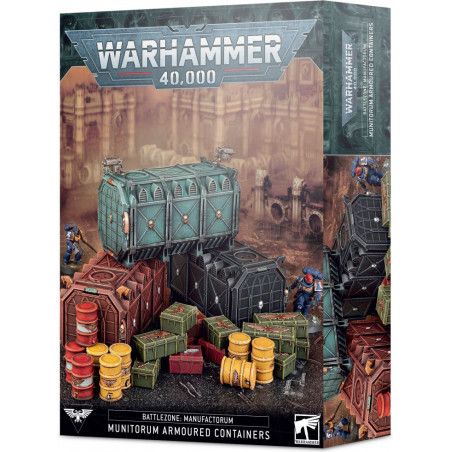 STOCK1 - Warhammer 40k - Zone de Bataille Manufactorum : Munitorum Armoured Containers