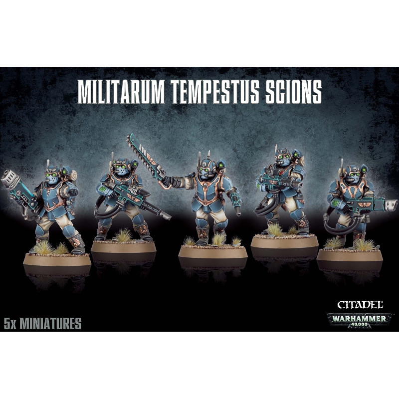 Warhammer 40k - Astra Militarum Tempestus Scions Squad / Scions Squad
