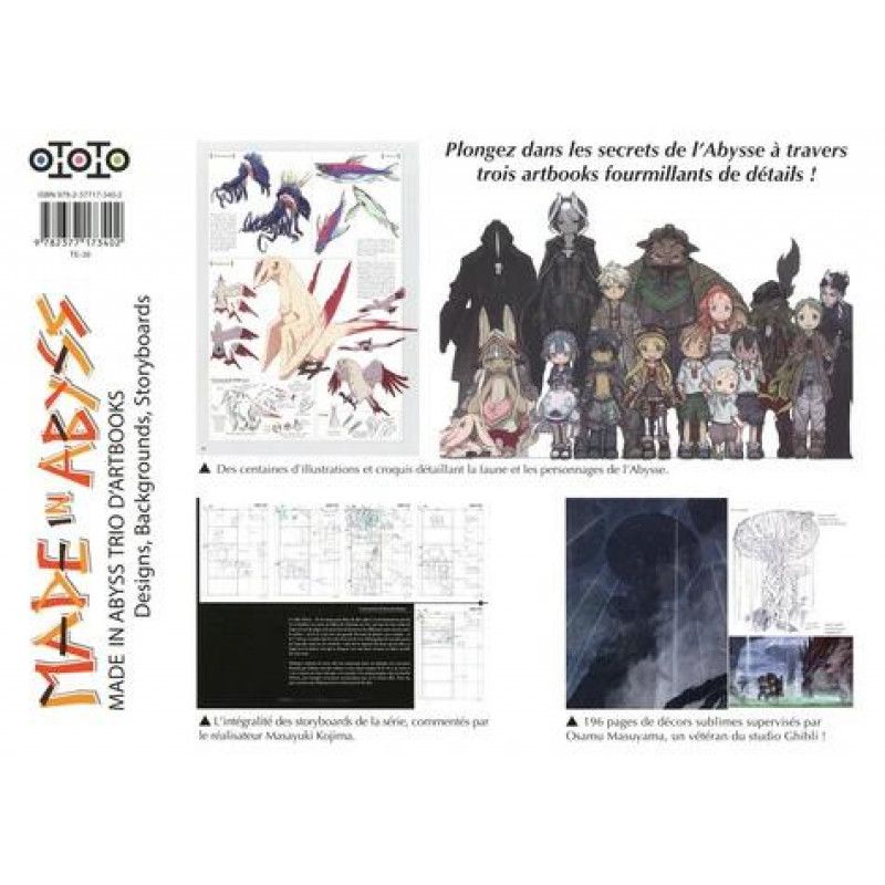 MADE IN ABYSS - Coffret 3 Artbooks