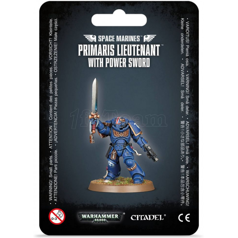 Warhammer 40k - Space Marine Primaris Lieutenant With Power Sword