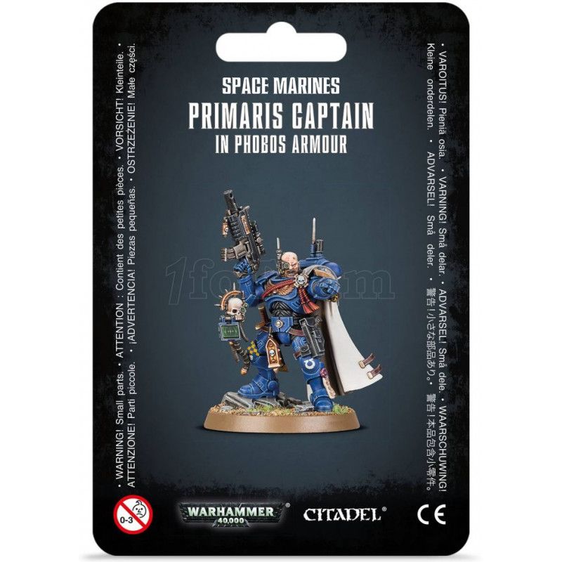 Warhammer 40k - Space Marine Primaris Captain in Phobos Armour