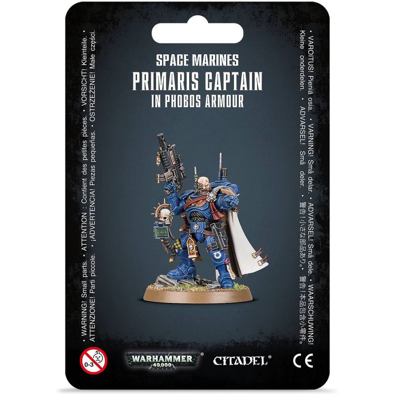 Warhammer 40k - Space Marine Primaris Captain in Phobos Armour