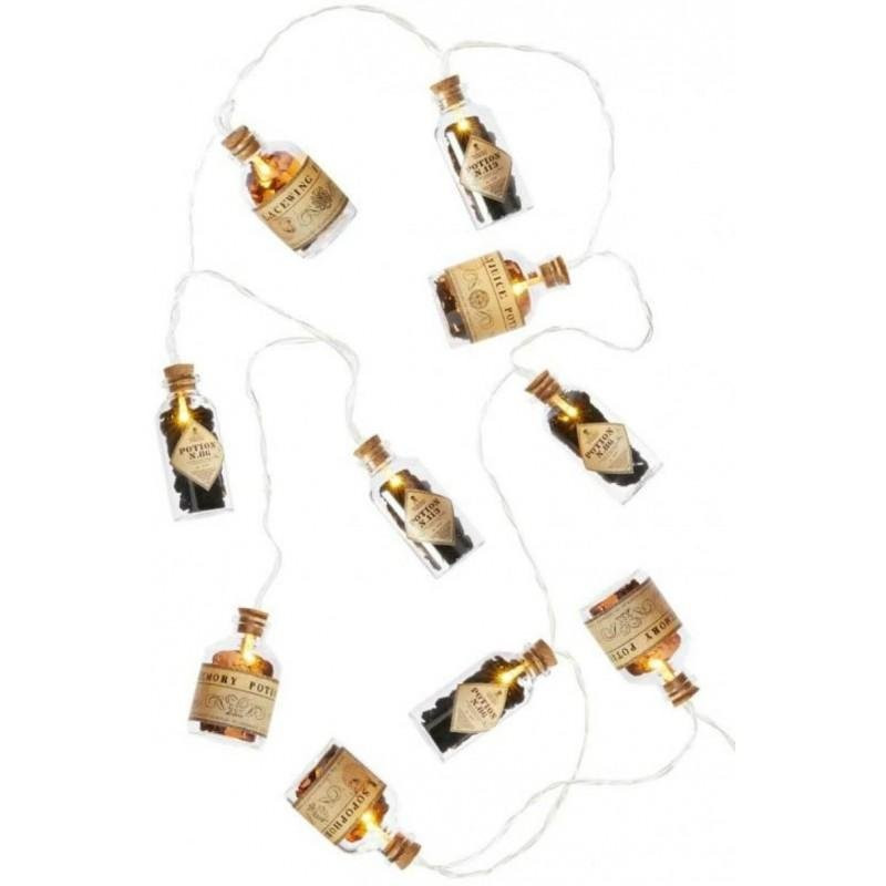 HARRY POTTER - Guirlande LED Lumineuse Flacons Potions Magiques -1,65m