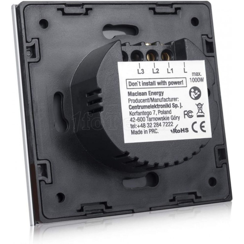 Interrupteur mural tactile Maclean MCE701 (Blanc)