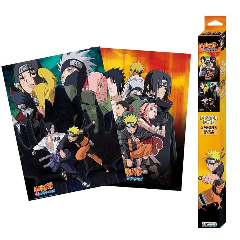 NARUTO - Set 2 posters '52x38'