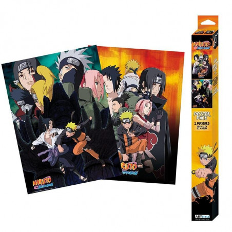 NARUTO - Set 2 posters '52x38'
