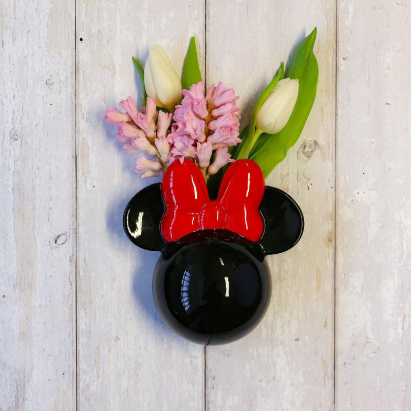 DISNEY - Minnie - Pot de fleur mural