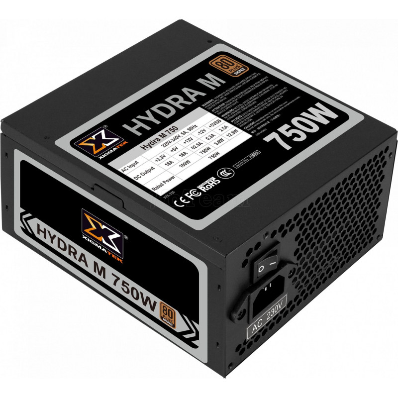 Alimentation ATX Xigmatek compatible Hydra M - 750W (Noir)