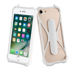 COQUE SOUPLE + TOUR DE COU BLANC: MULTI MOBILES