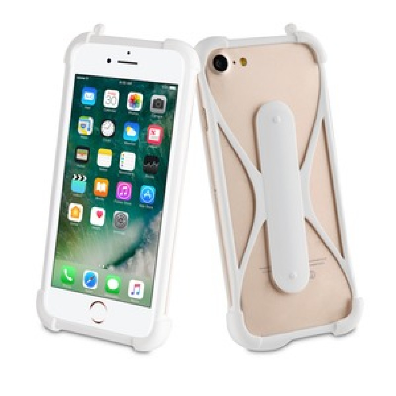 COQUE SOUPLE + TOUR DE COU BLANC: MULTI MOBILES