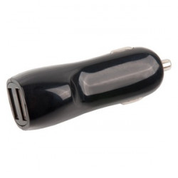 SPRING CHARGEUR VOITURE 2.4A 2USB NOIR