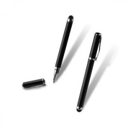 STYLET NOIR AVEC EMBOUT POUR ECRAN CAPACITIF FONCTION STYLO
