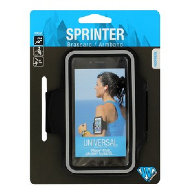 BRASSARD SPRINTER NOIR TAILLE UNIVERSELLE