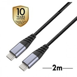 TIGER CABLE ULTRA RESISTANT TYPE C/TYPE C 2M GRIS