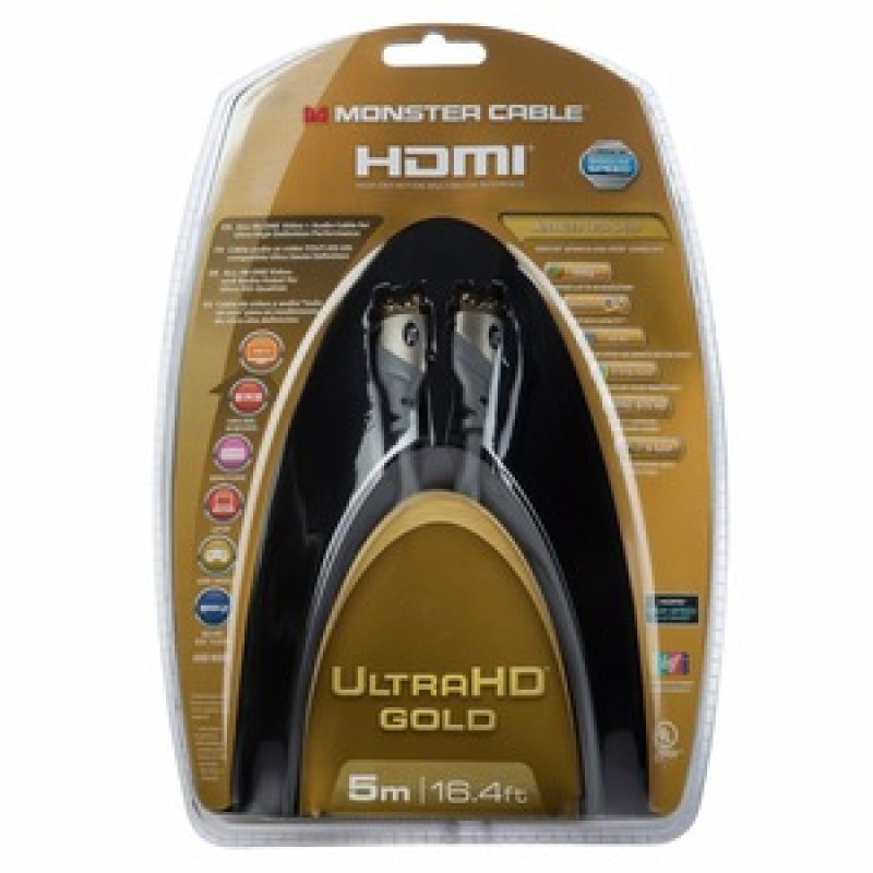 GOLD CABLE HDMI 4K HDR ADVANCED HIGH SPEED 5M
