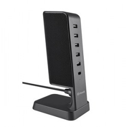 TAB HUB DE CHARGE 5 USB + 1 TYPE C PD30W GRIS