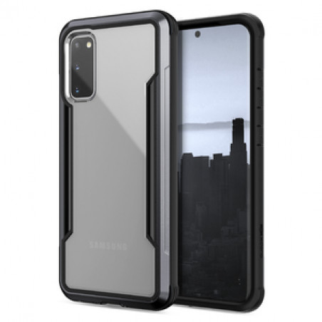 COQUE DEFENSE SHIELD NOIRE: SAMSUNG S20