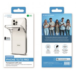 MYWAY COQUE SOUPLE TRANSPARENTE  IPHONE 12/12 PRO