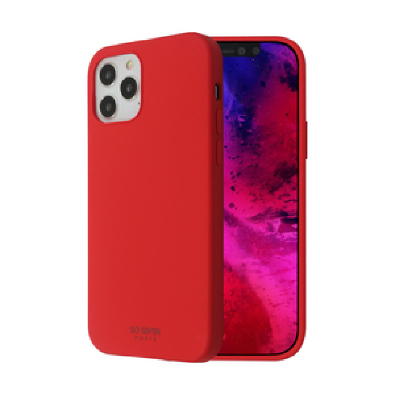 COQUE SMOOTHIE ROUGE: APPLE IPHONE 12/12 PRO